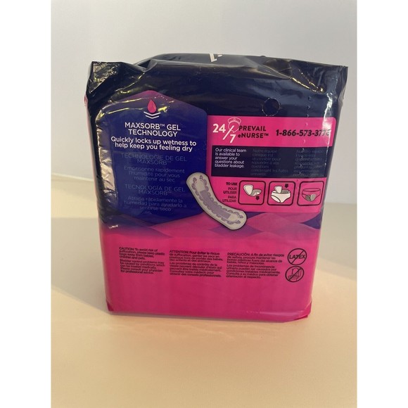 Prevail Daily Ultra Thin Pads Incontinence for Bladder Leaks 30ct New in Package - Picture 7 of 8